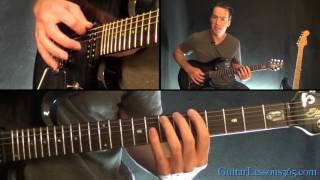 Metallica - Blackened Guitar Lesson (Chords/Riffs Part 2 - Harmony Section)