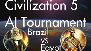 Brazil vs Egypt: CIV5 AI Tournament #24