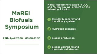 MaREI Biofuels Symposium 2020 - Session 1