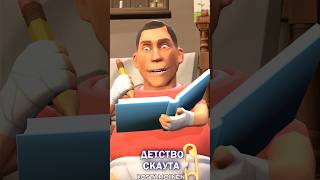 Малыш Скаут учит слова #озвучка #sfm #tf2 #рек #shorts #анимация