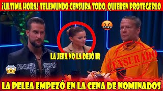 ¡Muy Fuerte! Acaba de pasar tremenda pelea en La casa de los famosos Telemundo censura todo