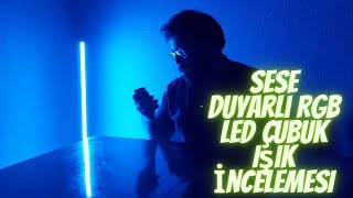 Sese Duyarlı RGB Led Çubuk Işık İncelemesi -  RGB Stick Led Light Review