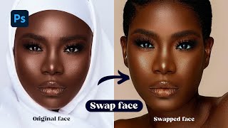 How to blend two faces in Adobe Photoshop //Adobe Photoshop Tutorial//