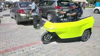 Electric Vehicle 3-Wheeler for Wheelchair Users