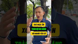 Xoá hoặc ẩn toàn bộ bài đăng vs nyc trên facebook #minhdatstore #smartphone #apple #meohay