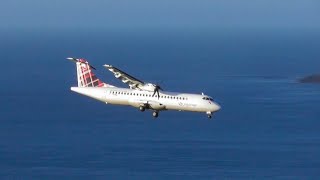 Above the Aircraft Runway 33 Spotting at Sumburgh (HD)