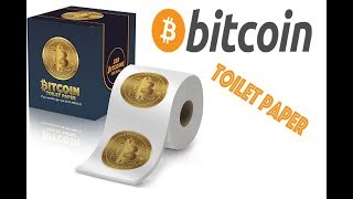 Bitcoin Toilet Paper - The Funniest Gag Gift For Crypto Traders & Haters