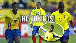 EL PRIMER GOL⚽ DE FUTBOLISTAS ECUATORIANOS CON LA SELECCIÓN🇪🇨 - PARTE 1