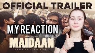 Foreigner Reacts : Maidaan Trailer Reaction | Ajay Devgn | Amit Sharma | Boney K | A.R. Rahman