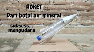 Membuat ROKET mainan dari botol air mineral tenaga spiritus ide Kreatif DIY