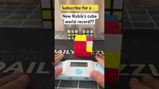 New Rubik’s cube world record?? #cubing #rubikscube #shorts