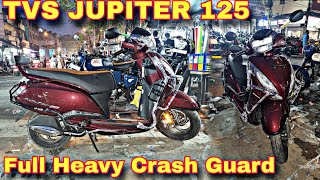 TVS JUPITER 125 😎 Full Heavy Crash Guard 🔥 Plug And Play Modified 💯 Best Quality 🔥 Best Price ☺️