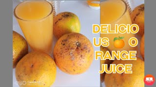 How to make fresh homade orange 🍊 juice