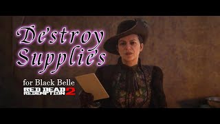 Red Dead Redemption 2 | RDR2 - Mission to Destroy the Supplies for Black Belle near Rhodes