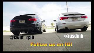 Motordyne Q50s 3.7L VS Muffler Delete + Test Pipes