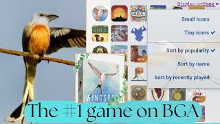 The #1 BoardGame on Board Game Arena | Wingspan Gameplay