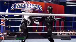 WWE 2K24: Catwoman(DC) w/ Brandon vs Black Cat(Marvel) Marvelvs DCWomen’s Championship Fantasy Match