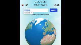 Everyday Globle Capitals 246! Guess the Mystery Capital! #geography #worldcapitals #spoileralert