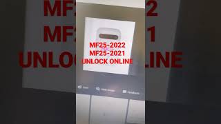 Mf25 2021-2022 Unlock file Origional online unlock for sale