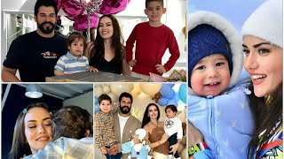 burak ozcivit😍with his beautiful family💓#fahriye💓#cutesons❤#legend🔥#worldstar#viral#famous#video