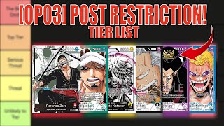 [OP03] Post Restriction Tier List! || One Piece Card Game