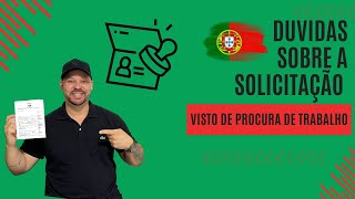 Tirando Duvidas Sobre o Visto de Procura de Trabalho #vistosportugal #imigrarportugal #brasil