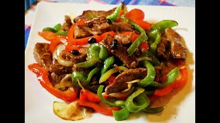 The Best Beef in Black Bean Sauce Easy Recipe( 豆豉牛肉）