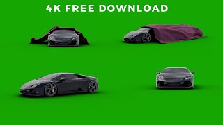 Green Screen Car Animation | Lamborghini Green Screen