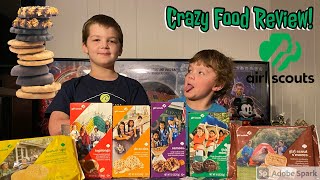 Girl Scout Cookie Review - Taste Test - 2021- Crazy Food Review