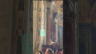 Breathtaking St. Peter's Basilica Vatican Tour Italy Vlog #italy #shorts #travel