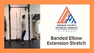 Arm and Elbow Extension Stretch (Orange County Physical Therapy)