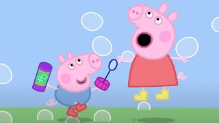 Peppa Pig | Playing with the Bubble Mixture COMPILATION | Kids Cartoon | Kids Videos