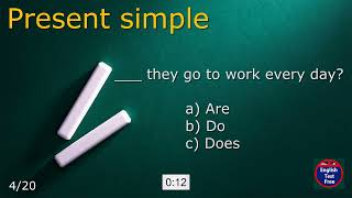 #quiz Present Simple _ Do..? / Does..? _ Questions & Answers