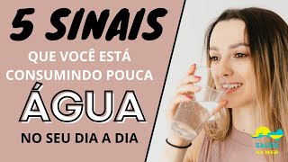 5 SINAIS QUE VOCÊ ESTÁ CONSUMINDO POUCA ÁGUA NO SEU DIA A DIA