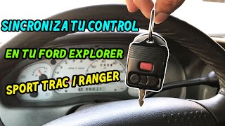 Como Programar El Control De Alarma De Tu Ford Explorer Sport Trac/Ford Explorer/Ranger 2001-2005