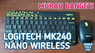 Murah Banget! Keyboard Mouse Logitech MK240 Nano Wireless