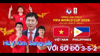 HLV Kim Sang sik VỚI SƠ ĐỒ 3-5-2/ vòng loại world cup 2026