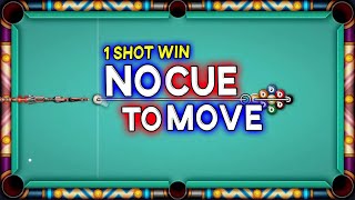 No Cue Move To Win 8 ball pool Golden Break Trick Laser Cue 🔦 1 Shot=Win 9 Ball Pool Trick Shots