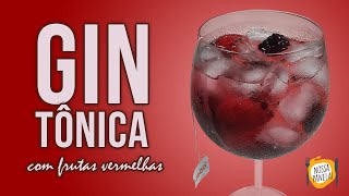 Como fazer Gin Tônica com Frutas Vermelhas