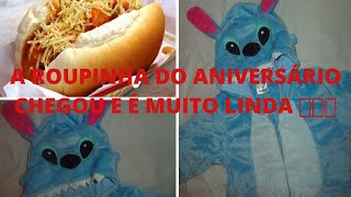 A ROUPINHA DO ANIVERSÁRIO DO BABY CHEGOOU!! 😍😍  E FIZEMOS CACHORRO QUENTE