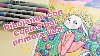 Probando por primera vez los Marcadores Copic! 💕