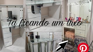 Transformando minha Penteadeira estilo  PINTEREST  ptr 1