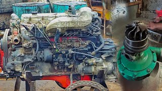 Old engine restoration //6 cylinder diesel engine Overhaul turbocharger repair//Top2 video