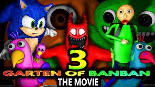 GARTEN OF BANBAN 3 ANIMATED MOVIE Ft. SONIC & BALDI Roblox CHALLENGE Minecraft Animation