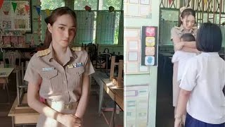 Nattaya nat, Guru TK Ini Viral Karena Caranya Menyambut Murid-murid Setiap Pagi Hari
Di thailand