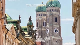 Youngbuin Vlog🇩🇪 이사 후 바이에른에서의 여행같은 일상. 전시도 보고 커피도 마시고 구석구석 Munich & Augsburg 산책. 뮌헨 아욱스부르크 일상 브이로그