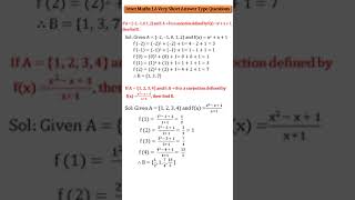 Maths 1A Functions VSAQ'S For Shorts PART - 2 | inter 1st year maths 1a important questions 2 marks