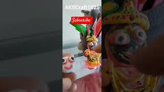 DIY Load Balram idol ll #jagannath #shorts #clayart