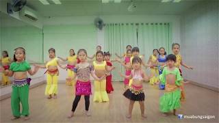 [Belly Dance for Kid] 1001 Nights - Alf Leyla Wa Leyla - lớp cô Thư | SaigonBellyDance