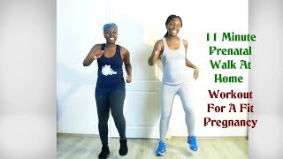 11 Minute Prenatal Walk At Home Workout For A Fit Pregnancy (Ft Sylvia)